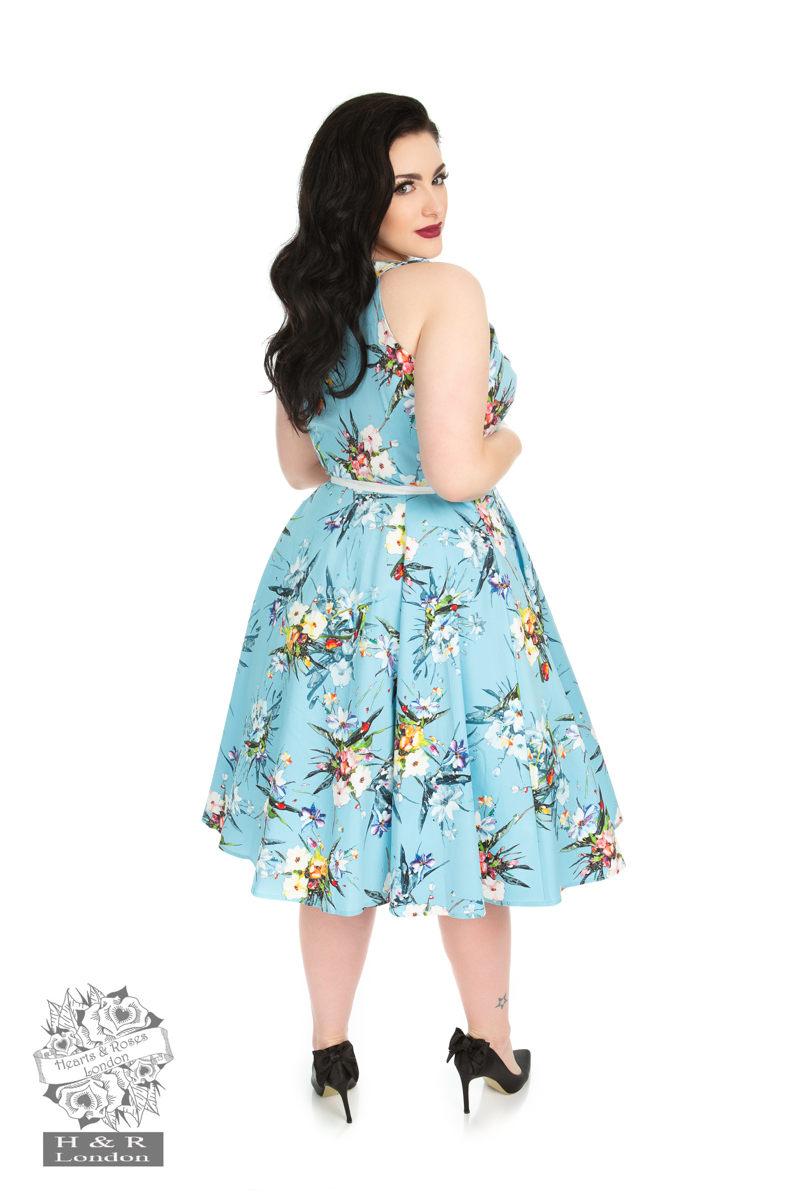 Blue Lizzy Floral Dress